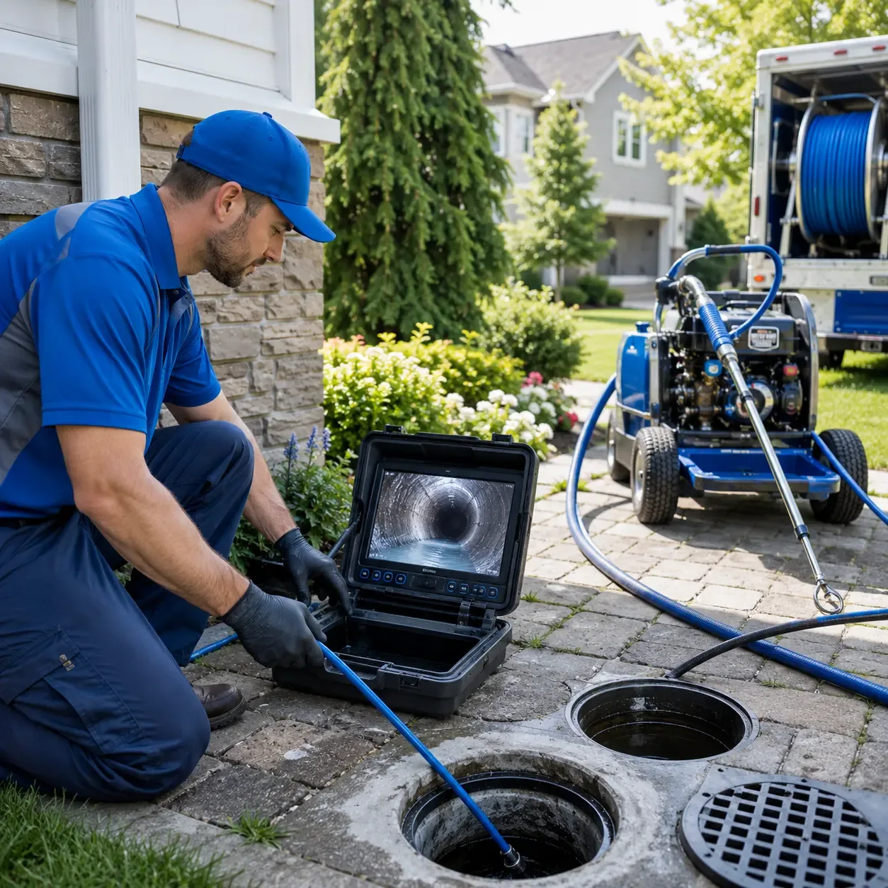 Outdoor drain cleaning professionals serving Liverpool, PA